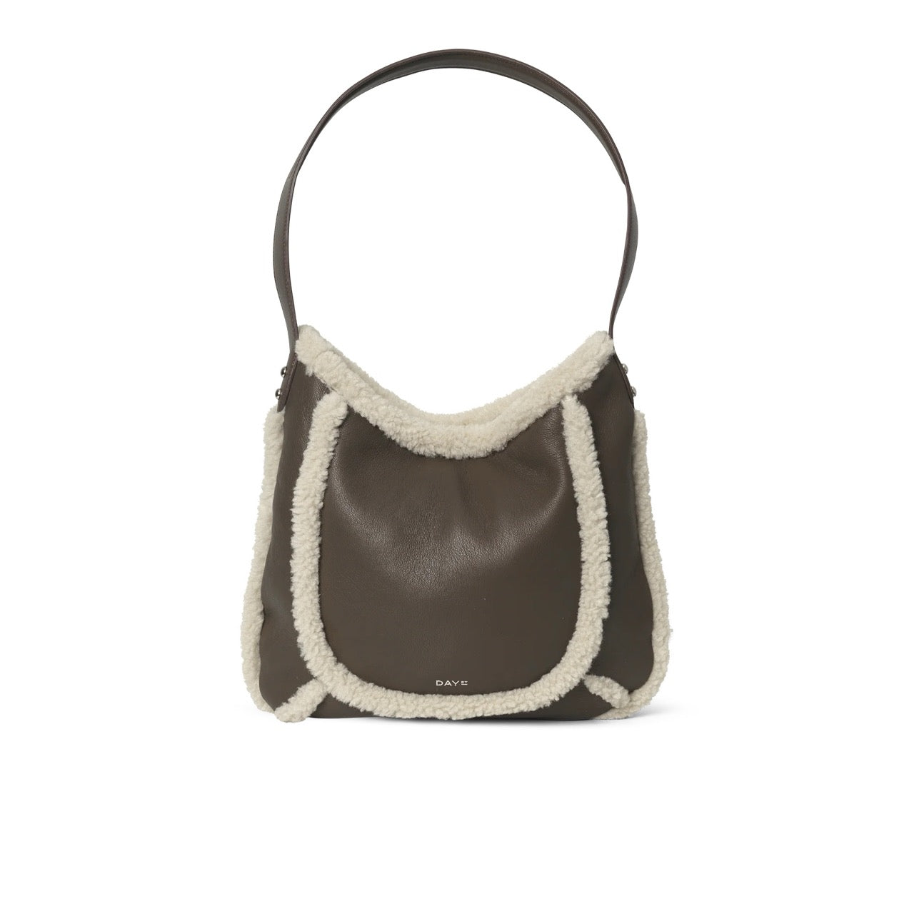 Day ET Day Faux Shearling Shoulder Bag