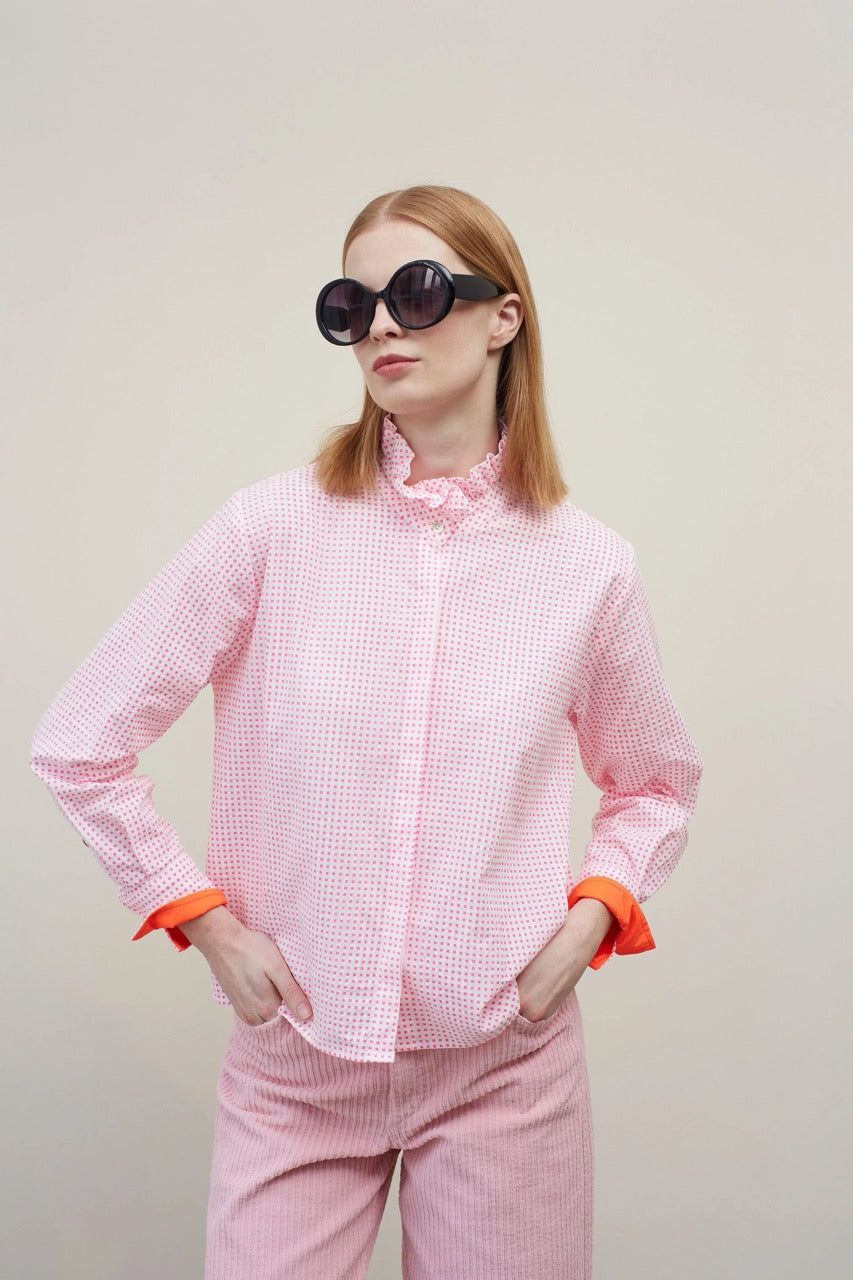 Dr Bloom Pepsi blouse Pink