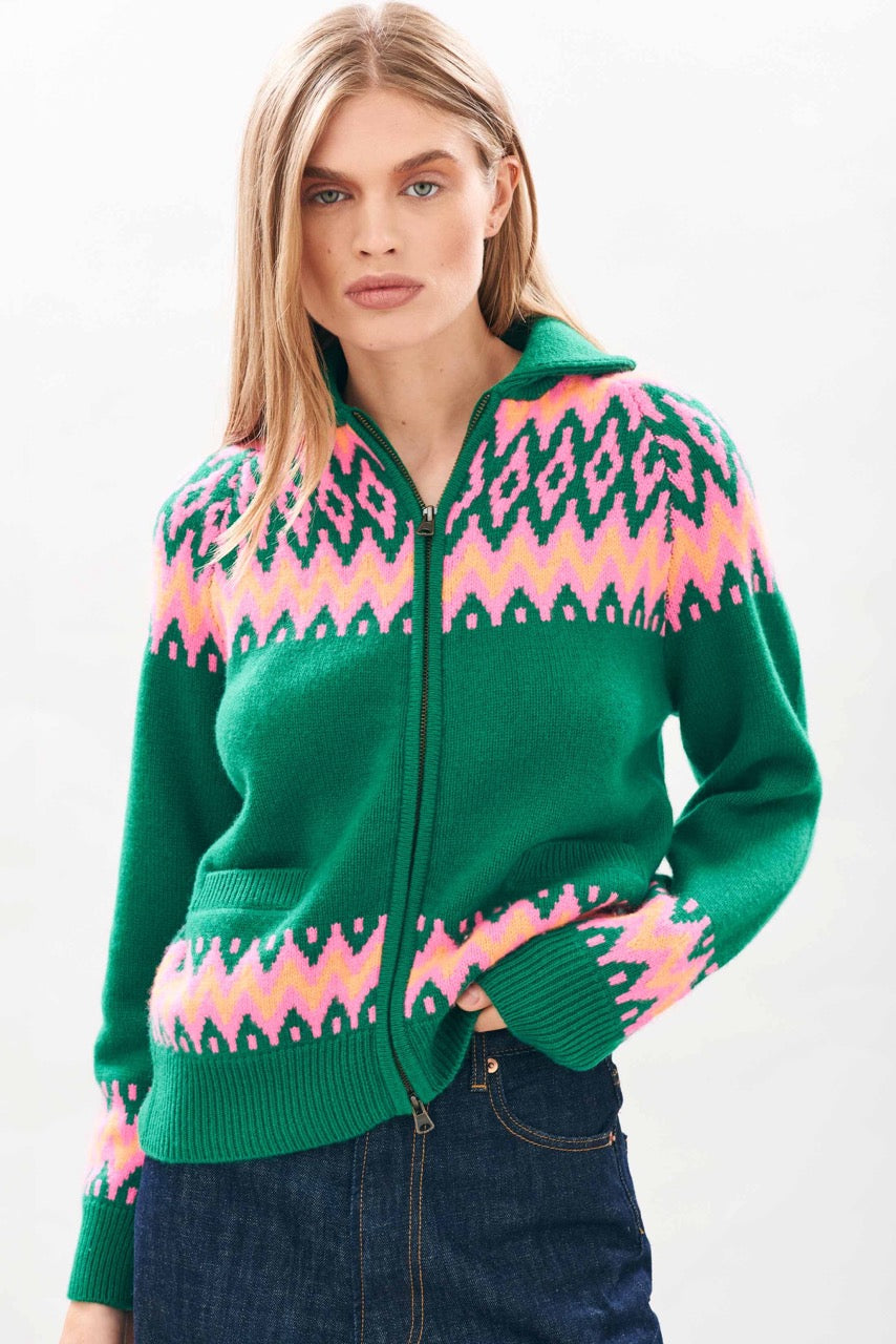 Jumper1234 Ski Zip Up Cardigan