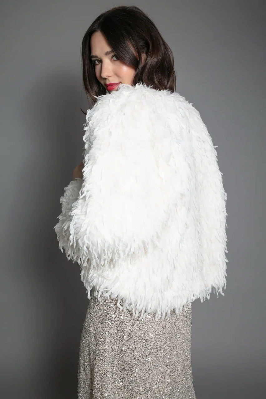 Nooki Marmot Fur Jacket Cream