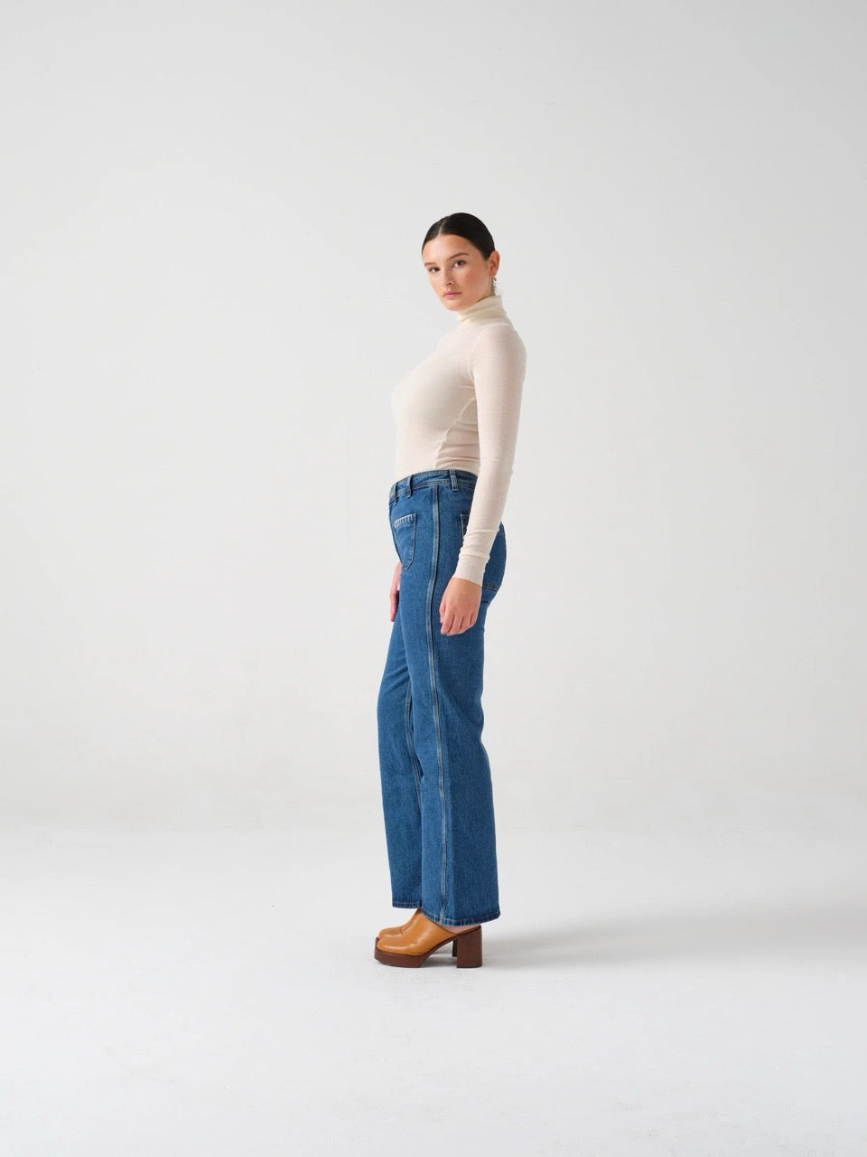 Seventy + Mochi Patch Pocket Mabel Jeans