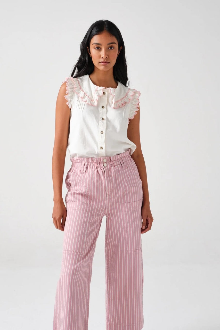 Seventy + Mochi Phoebe blouse short sleeve